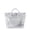 Silver, variant on 1PC Brown PVC Tote Bag for Women Waterproof Plastic Summer Tote Letter Print Hobo Handbag for Beach, Pool, Picnic, Travel & Gift