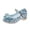 Blue, variant on Little Girls Ballet Kids Sole Shoes With Embellishments Girls Durable Footwear Clothes