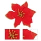 thumbnail image 3 of Cateissary Árbol de Navidad Decorativo Flor Falsa Portátil Desmontable Moda Parque Jardín Artificial Simulación Festival Flores Kits de decoración para fiestas rojo navideño Cateissary JR1170-07, 3 of 6
