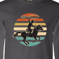 thumbnail image 4 of Inktastic Rodeo Team Roping Cowboy Long Sleeve T-Shirt, 4 of 5