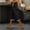 Black, variant on Womens Striped Hem Cuff Pants, Striped Hem Cuff Detail Elastic Drawstring High Waist Capri Cropped Pants Side Pocket Casual Daily Summer Pants, Light Ashy L