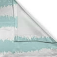 thumbnail image 3 of Ambesonne Aqua Kitchen Curtains, Sketchy Grunge Stripes, 55"x39", Seafoam White, 3 of 3