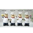 thumbnail image 3 of Advancent Figuras de Chef Vintage, ornamento de cocina, estatua de exhibición, modelo de decoración, café, Bar, cafetería, decoración de habitación, Decoración del hogar Pastel Advancent HA066435-03, 3 of 6