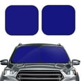 thumbnail image 2 of Goofa Navy Pattern 2 Piece Car Windshield Sun Shade Foldable | Front Windshield Shade for Sun, Heat and UV Rays | Sunshade for Car Front Window-Large, 2 of 7