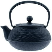 LIANMEI Japanese Iron Tetsubin Teapot, Hobnail, Black