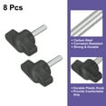 thumbnail image 3 of 8Pack Metric Carbon Steel Clamping Screw Knob T Shaped Thumb Screws M4 x 16mm, 3 of 5