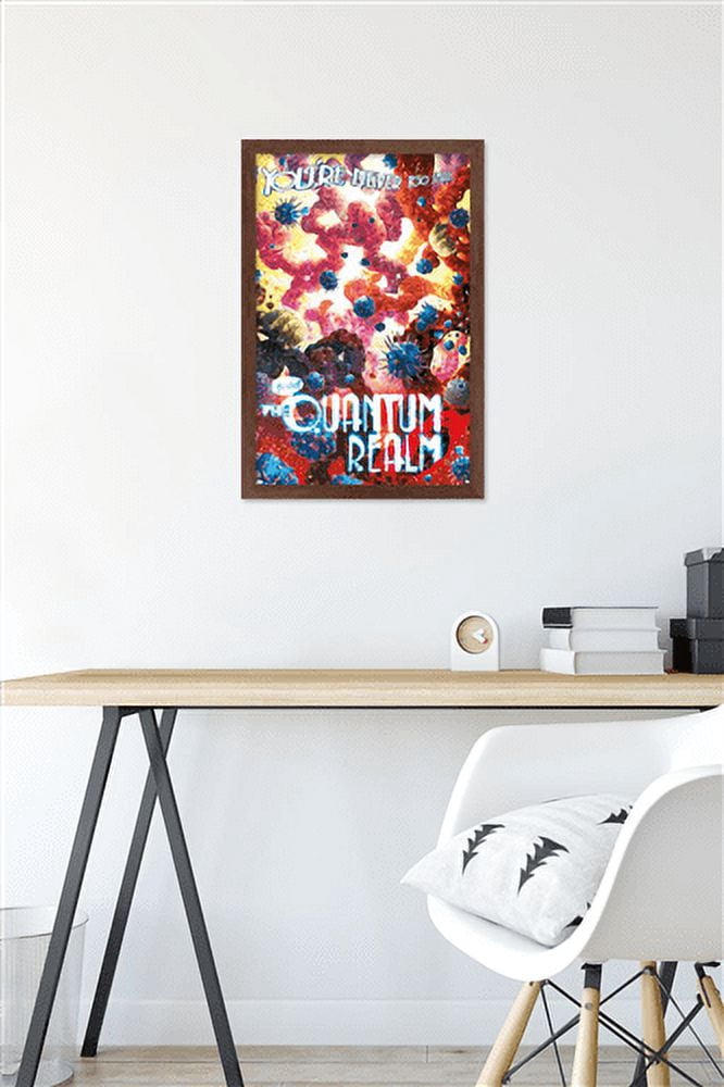 Marvel: Hero Lands - Quantum Realm Wall Poster, 14.725" x 22.375" Framed