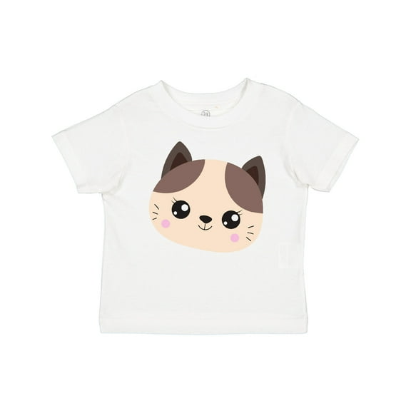 Inktastic Cute Cat, Little Cat, Cat Head, Brown Cat Boys or Girls Baby T-Shirt