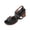 Black, variant on Sandals for Women Dressy Summer Peep Toe Slingback Chunky Stacked Heel Ankle Booties Ankle Buckle Strap Sandals Brown 8.5