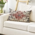 thumbnail image 2 of Boho Throw Pillow Cover, 12 x 20 Inch Bohemia Ethnic Style Carpet Pattern Cushion Case for Sofa Couch, 2 of 6