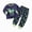 A122-Green, variant on Ccpelsie Children Girl and Boy Pajama Long Sleeve Sleepwear Cute Nightclothes for Fall Winter Blue,1-2 Years