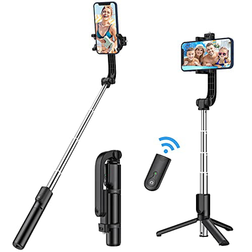 Yoozon Bluetooth Selfie-Stick Stativ mit Stabilisator 2 Modus Balance und Allgemein mit Fernbedienung Anti-Shake Stabilizer Selfie Stange Monopod kabellos ergonomisch für iPhone Android Smartphones. 