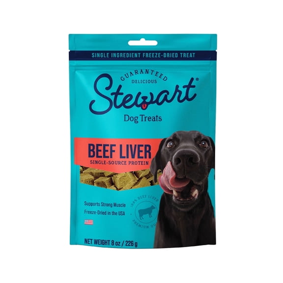 Stewart Freeze Dried Beef Liver - 8 oz Pouch
