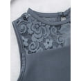 thumbnail image 6 of iEFiEL Girls Lace Splice Ballet Dance Leotard Cutout Back Gymnastics Jumpsuit, 6 of 7