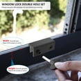 thumbnail image 4 of PENGXIANG Window Safety Locks - Aluminum Alloy Child-Proof Window Stoppers  Suitable for Vertical & Horizontal Sliding Doors and Windows  Perfect for Home Security & Child Safety, 4 of 10