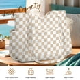 thumbnail image 4 of Gocvo Multiple Pockets Corduroy Bag, Large Tote Bag for Women, Ladies Bag Casual Hobo Handbags(Khaki Plaid), 4 of 9