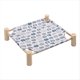 thumbnail image 1 of Cama Tipo Hamaca para Gatos y Perros, Hamaca de Madera para Gatos, Cama de Refrigeración Elevada, Cama para Mascotas Portátil Desmontable para Interiores y Exteriores, Adecuada F, 1 of 7