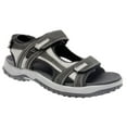 thumbnail image 2 of Drew Warren Men Sandal In Black/grey Combo, 2 of 5