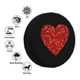 thumbnail image 5 of 17'' Red Drug Love Tire Cover, Universal Spare Wheel Covers, Dust-Proof, Water-Proof, Sun-Proof and Corrosion-Proof, 5 of 9