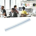 thumbnail image 4 of Binding Tool, 30 Hole 10 Pcs Binding Strip 65 Sheet Holdable Wear Resistant Rust Proof  For School Supplies Light Blue, 4 of 8