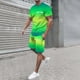 thumbnail image 2 of Playeras Estampadas Para Hombre, Camiseta Holgada Con Estampado De Letras De Ciudad Para Hombre, Conjunto De Ropa Deportiva De Verano, Ropa Deportiva Informal, 2 of 4