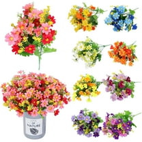 1X Artificial Flower Clearance! Nomeni Decorative Flowers Small Daisy Home Decor Dark Purple, Fake Flowers Promotion Sale! Dark Purple