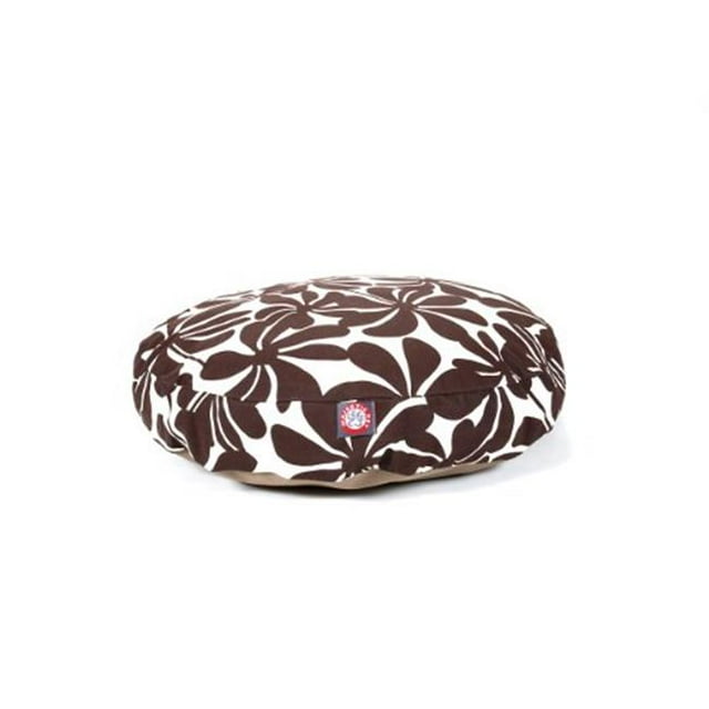MajesticPet 788995506126 30 Po Plantation Ronde Lit pour Animaux de Compagnie&44; Chocolat - Petit