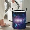 thumbnail image 4 of Lsque Planets Stars And Galaxies1 pattern Laundry Hamper Basket, Tall Woven Rope Hamper Basket for Clothes, Lightweight Storage Basket, Collapsible Waterproof-, 4 of 8