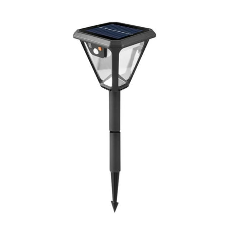 

Outdoor Solar Lights Solar Wall Lantern Lights Outdoor Motion Sensor Land Insertion 3 Kind Lighting Modes Wall Mounted Concise Front Porch Decorative Sconces Lamp Remote Control