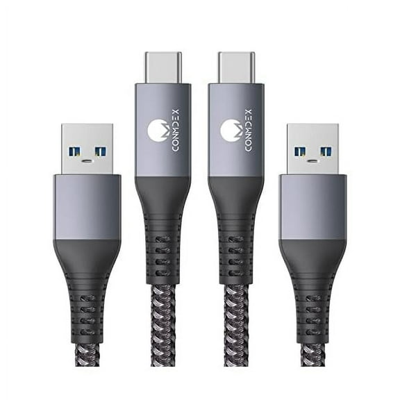 Android Auto USB Cable [Upgrade, 3ft, 2Pack] 10Gbps USB 3.1 Gen 2 USB A to USB C Data Transfer Type C Cord, 3A Fast Charging CarPlay Cable for iPhone 16 15 Pro Max, Galaxy S23, Pixel 9 Pro XL