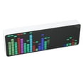 thumbnail image 1 of Music Spectrum Display, 1624 Segment Rhythm Music Spectrum Display Impact Resistance 384 LEDs Voice Sensor 20 Dynamic 7 Colors with Clock for Entertainment, 1 of 7