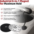 thumbnail image 4 of XIBUFE Front Load Washer Door Prop&Stopper-Magnetic Washing Machine Door Holder with 2.6-Inch Strong Magnet Base,Removable Stopper,Keep Washer Open for Fresh Laundry Smell-White, 4 of 8