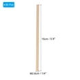 thumbnail image 2 of Unique Bargains 1/4 x 6 Inch Dowel Rods Wood Sticks Unfinished Wooden Dowel Rods Round Dowels Sticks 50 Pcs, 2 of 6