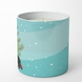 thumbnail image 5 of Carolines Treasures CK4697CDL 3.75 x 3.25 in. Unisex Russian White Black No.1 Cat Merry Christmas 10 oz Decorative Soy Candle, 5 of 5