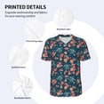 thumbnail image 3 of Zufioo Happy Mother's Day Print Men's Baseball Short Sleeve, Moisture Wicking Button-Down Hip Hop Tee-X-Large, 3 of 7