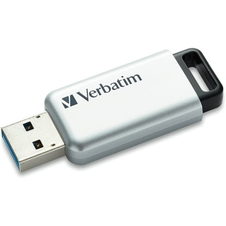Verbatim, VER70057, 128GB Store 'n' Go Secure Pro USB 3.0 Flash Drive, (Best Secure Usb Drive)