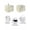 LightYellow, variant on Cream White Stripe Toaster Cover 2 Slice, Small Kitchen Appliance Covers, Modern Rustic Vertical Striped Toaster Oven Cover with Loop, Bread Machine Cover Polyester Dust Cover Protection