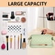 thumbnail image 5 of Bolsa de maquillaje Abiudeng, grande, verde, impermeable para mujer, 5 of 6