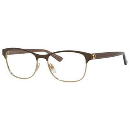 GUCCI Eyeglasses 4285 0QY9 Matte Brown Gold 54MM