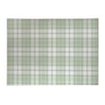 thumbnail image 2 of Bully Plaid Light Green Kids Play Mat, 2 of 5