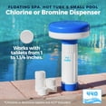 thumbnail image 2 of 440 Mini Premium Floater Dispenser for Spa, Hot Tub and Small Pools for 1 Inch Chlorine or Bromine Tablets. (Tablets NOT Included) Adjustable Chemical Float from 0 to 13 Flow Control, 2 of 6
