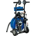 thumbnail image 2 of Drain Cleaner For 4-9" Pipe w/5/8" & 3/4" x 100' Cables & Drums, 2 of 5