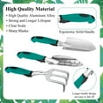 thumbnail image 3 of topjuju 7 Pcs Gardening Tools Set, Gardening Hand Tools with Rust-Proof,Stainless Steel,High Quality Aluminum Alloy Material, Gardening Supplies Set Ideal Gardening Gift, 3 of 7