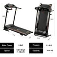 thumbnail image 4 of 2.5 HP Foldable Treadmill with Incline, Portable Run Walking Folding Compact Exercise Machine with 12 Preset Program, LED Display, Easy Assembly for Small Space Fitness Electric Workout for Home, 4 of 5
