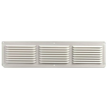 

L L Building Products L L Building Products EAC16X8W Aluminum Undereve Vent White 16 x 8