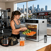 800W Food Dryer With 10 Trays -86~194℉Adjustable Temperature And 24-Hour Timer, Smart Fruit And Vegetable Dehydrator For Making Healthy Snacks, Jerky, And Dried Fruit
