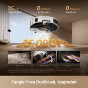 DREAME X60 Ultra Kit Robot Vacuum and Mop,35000Pa Suction, 100% Detangling,3.13in Ultra-Thin Design, 3.47in Obstacle Clearing, Self Emptying&Refilling, Mop Self-Cleaning, Obstacle Avoidance, White