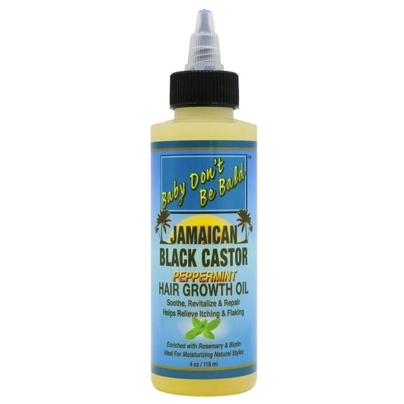 Jamaican Black Castor Peppermint Hair Growth Oil 4OZ