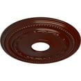 thumbnail image 3 of Ekena Millwork 15 3/8"OD x 3 5/8"ID x 1"P Federal Ceiling Medallion (Fits Canopies up to 8 1/2"), Hand-Painted Brushed Mahogany, 3 of 6