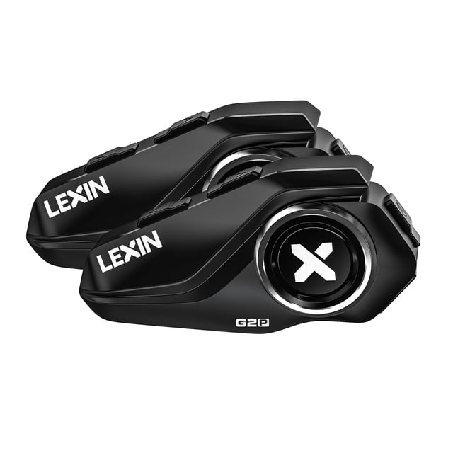 Auriculares Bluetooth LEXIN G2P para casco de moto, paquete de 2